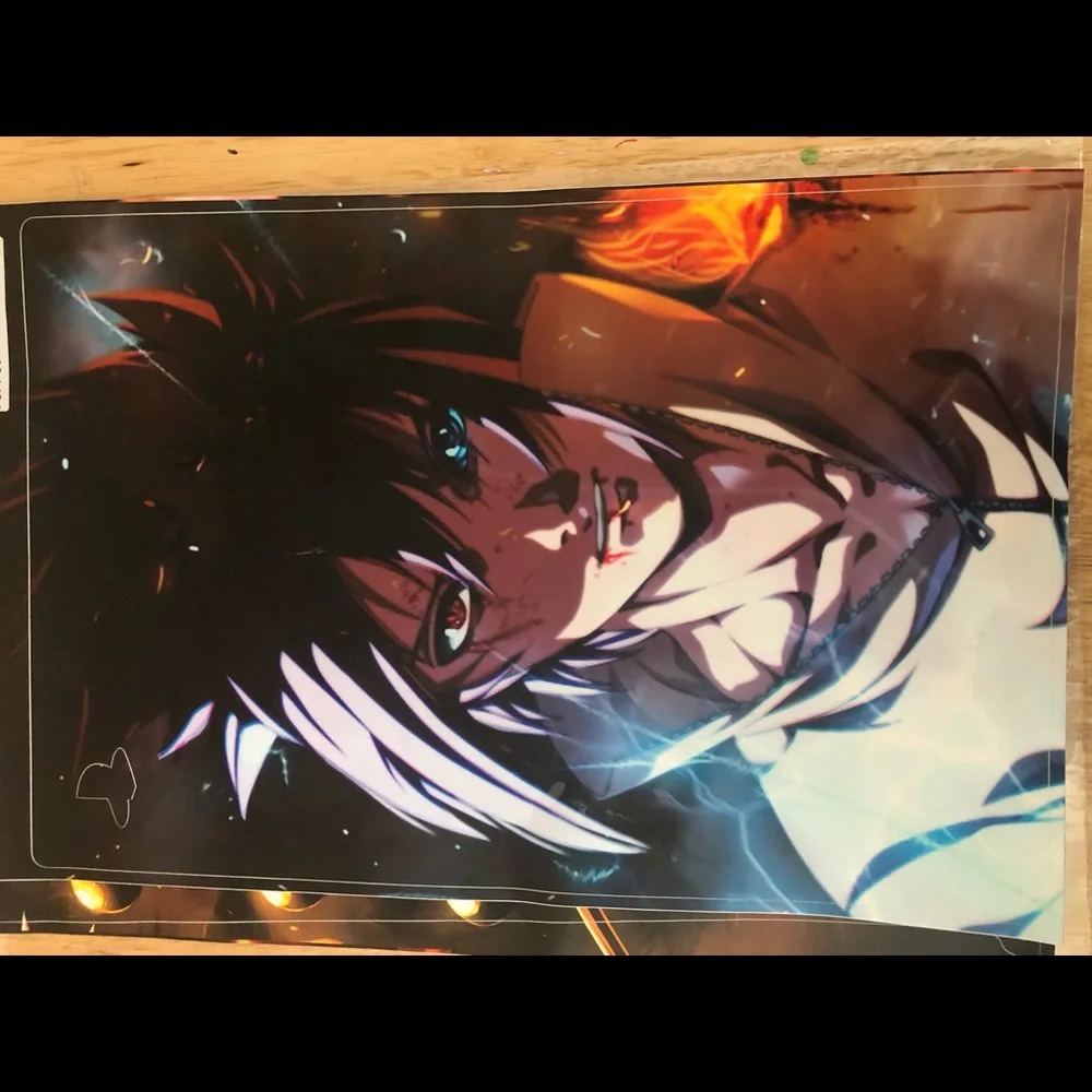 PS5 Disk Edition sticker vinyl skin Naruto &Sasuke